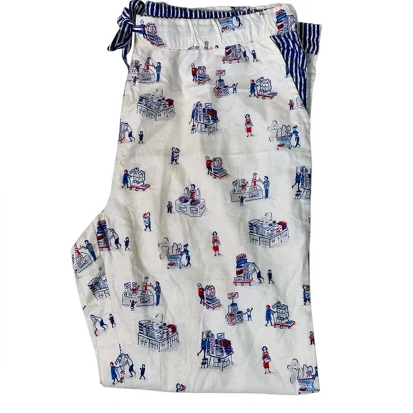 Munki Munki Women’s Flannel Costco Theme Pajamas Set Large - Picture 4 of 8